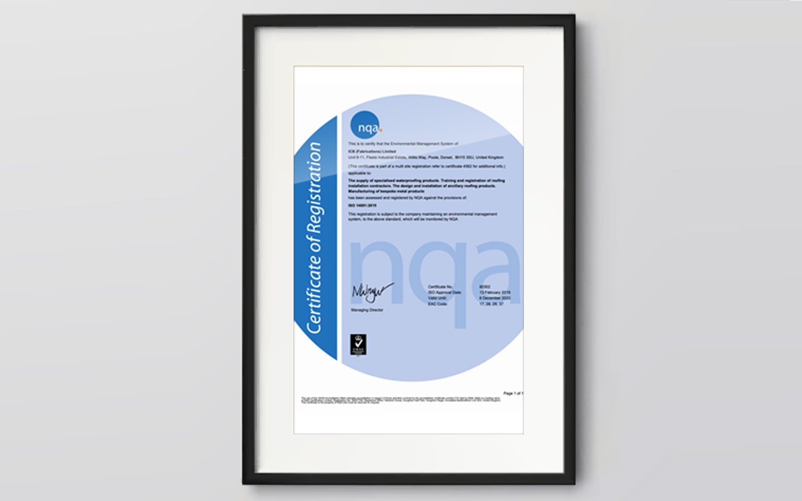 ISO 14001 Environmental