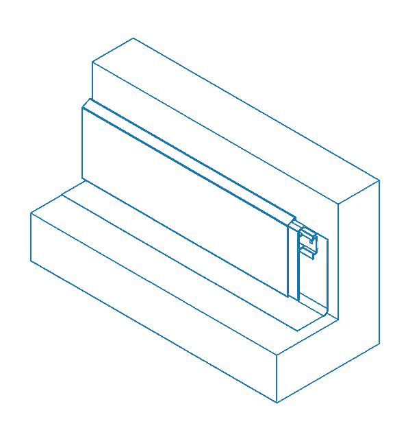 alwitra® Aluminium WA 1-UK Edge Trim profile system